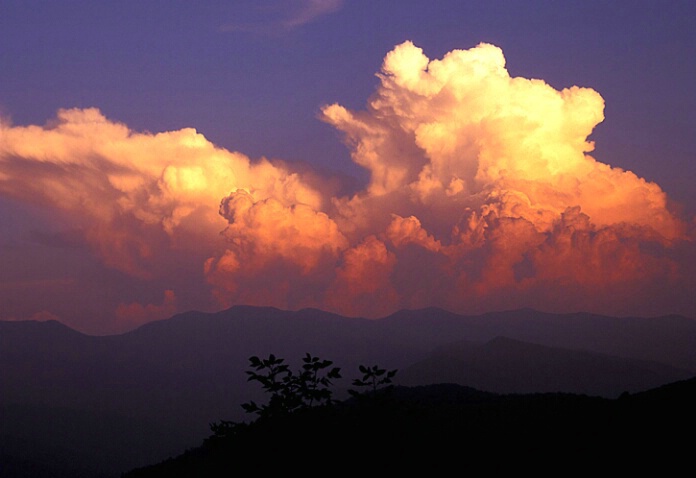 Thunderheads @ sunset