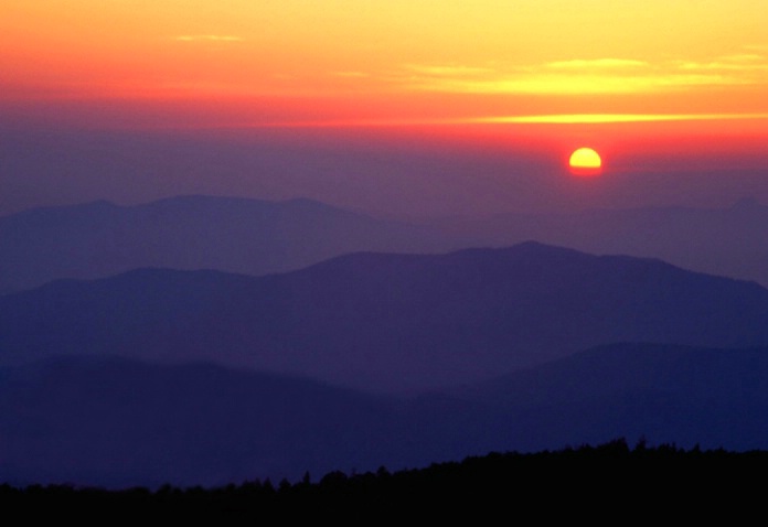 Sunset from Lookout Peak