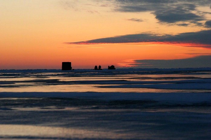 Early Ice Fishermen