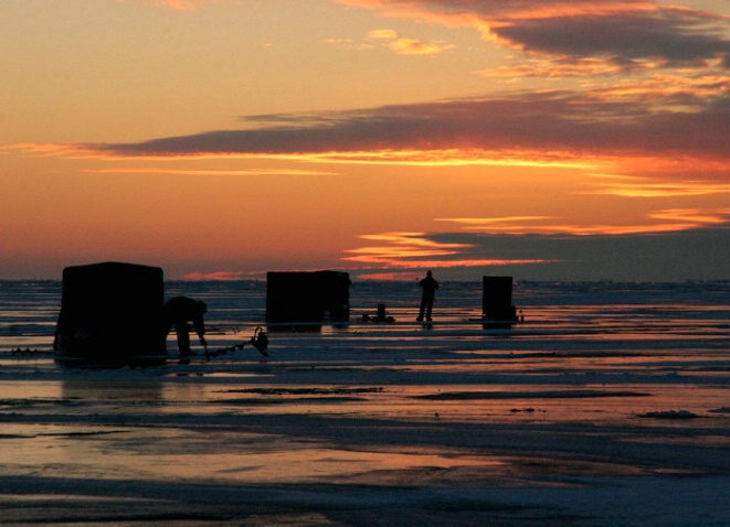 Early Ice Fishermen #2