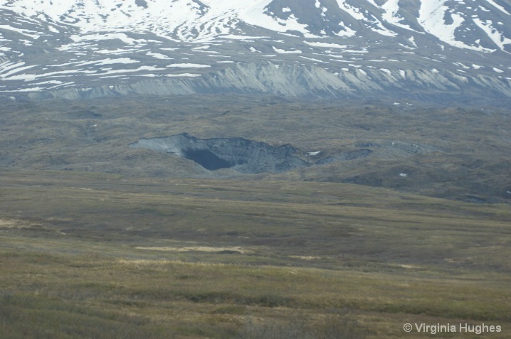 Denali Glacier Cave inside park