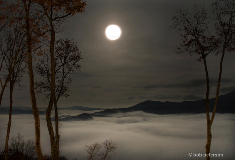 Harvest Moon over the Blue ridge