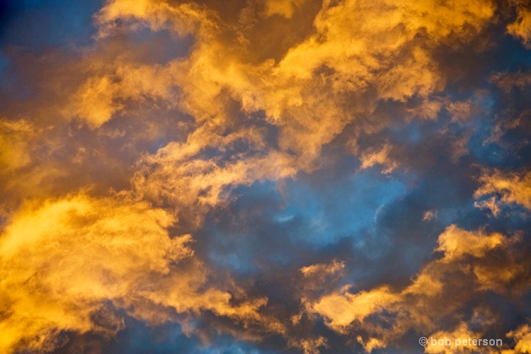 clouds at sunset