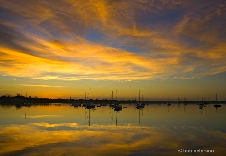 First light St Augustine harbour