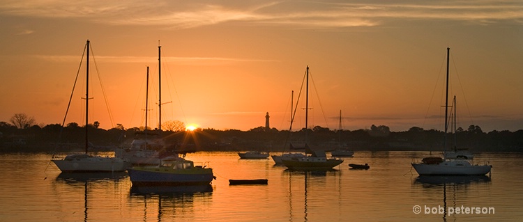 sunrise on St Augustine Harbour