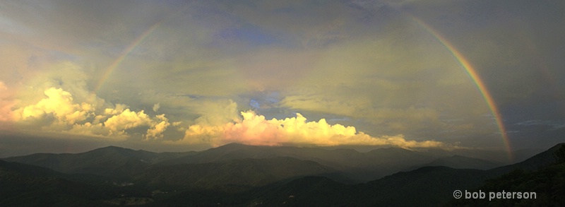 rainbow over the Black Mnts