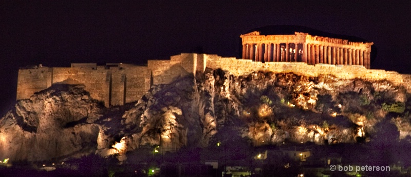 the Parthenon, on the Acropolis