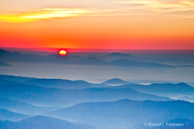 Pisgah forest sunrise