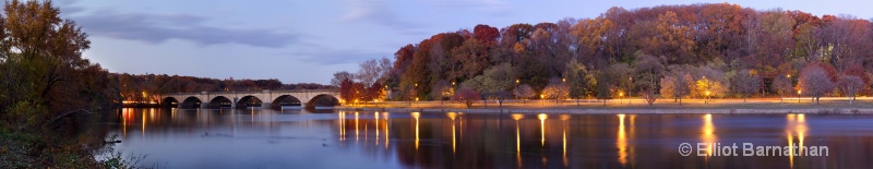 The Schuylkill River at Dusk 