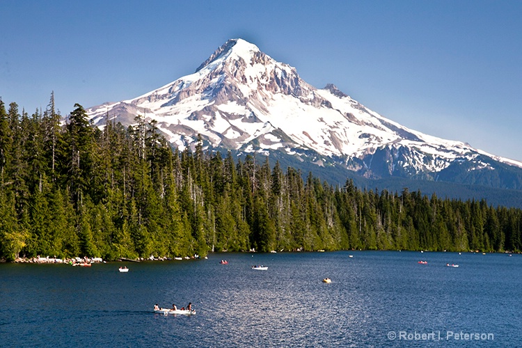 Mt Hood over Lost Lake