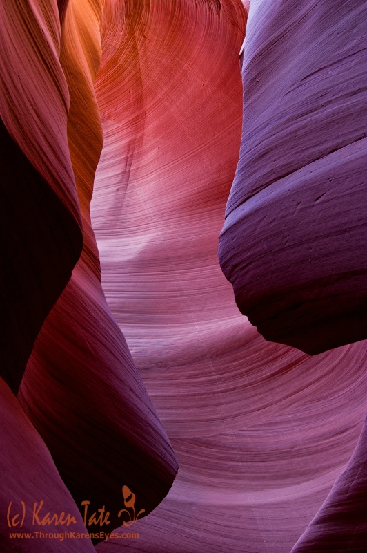 Winter colors in Antelope Canyon