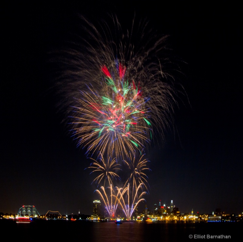 Fireworks over Philly