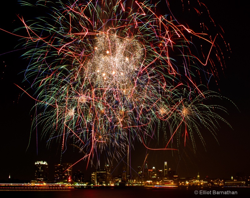 Fireworks over the Delaware 6