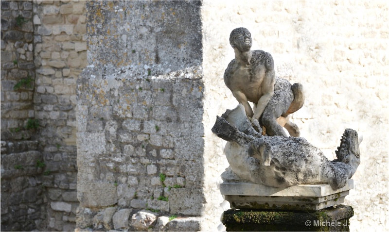 Another Statue Outside of a French Cathedral 