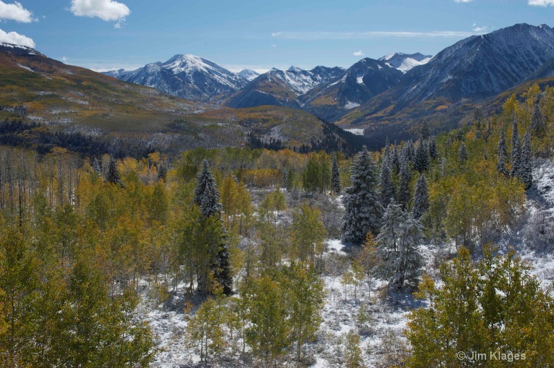 Fall snow - Summit of McClure Pass