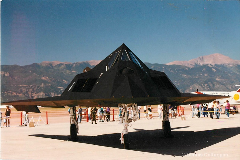 F-117 Stealth Aircraft at Peterson AFB Airshow