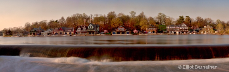 Dusk at Boathouse Row