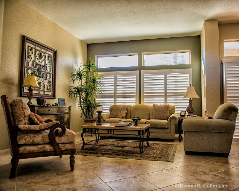 Living room in Sun City West,Arizona