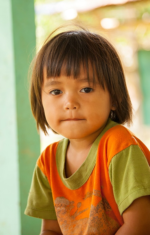 Coy Penan Child - Mulu National Park