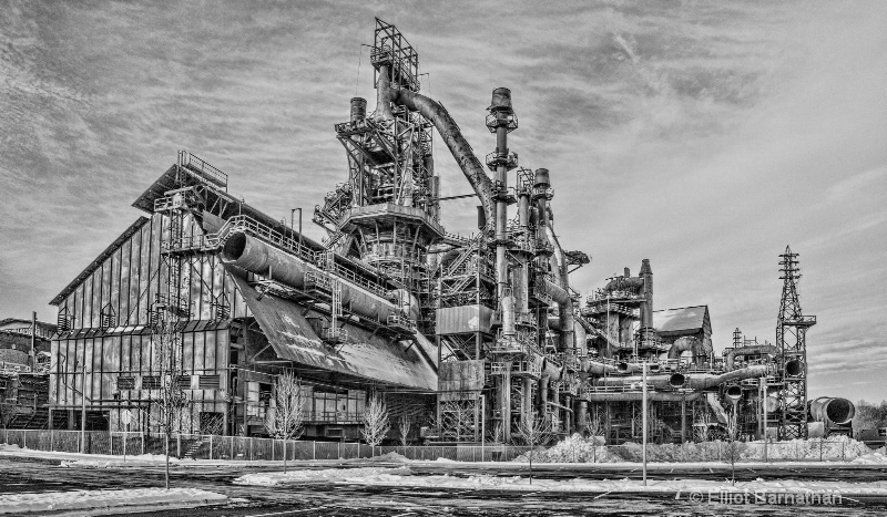 Steel Stacks BW 6