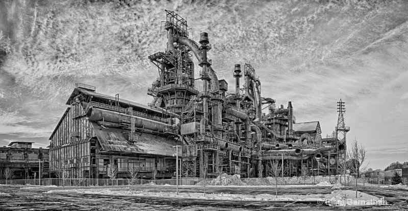 Steel Stacks BW 2