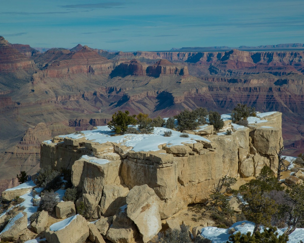 Snowy Grand Canyon