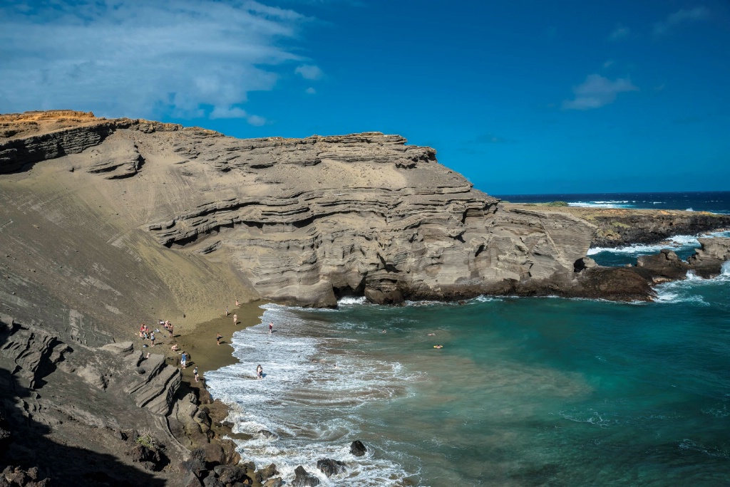 Hawaii's Green Sand Beach