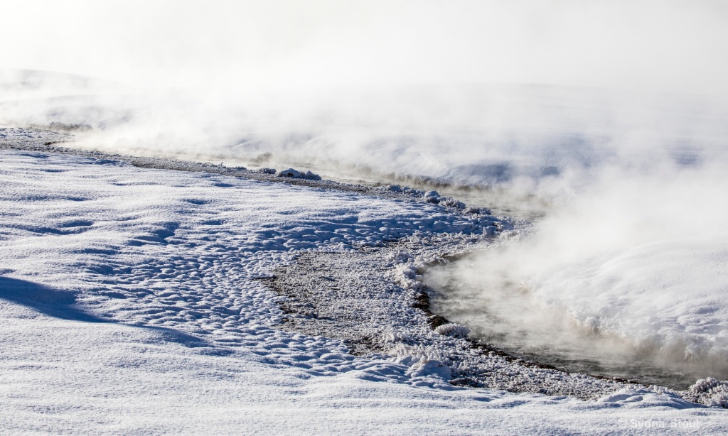 frozen riverbed