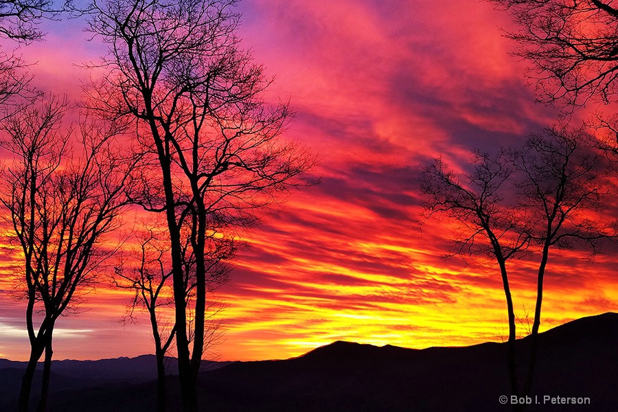 Presunrise over Grandfather Mtn