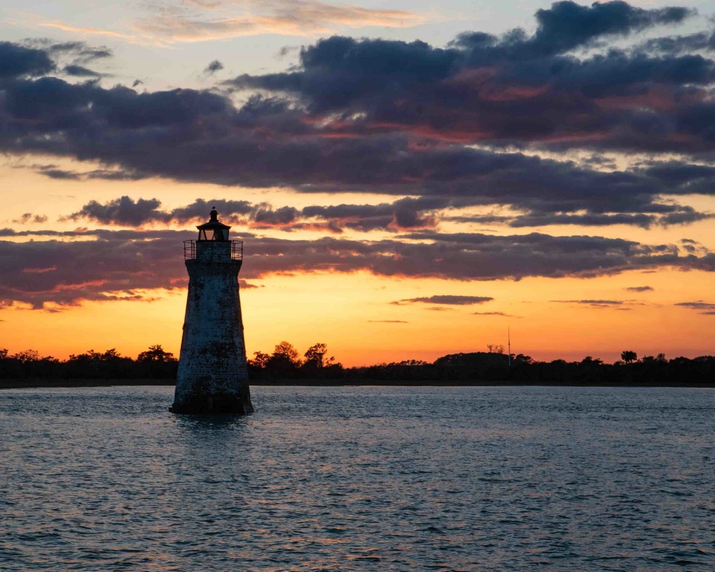 Cockspur Lighthouse - Tybee Island Sunset