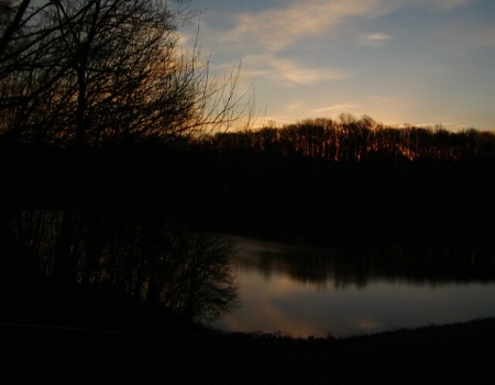 Sunrise on Lake Frank, MD