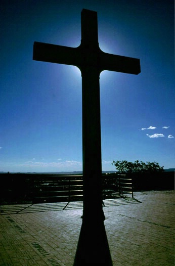 Cross Overlooking Santa Fe