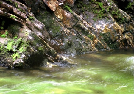 Kittil Creek and Rock Outcrop