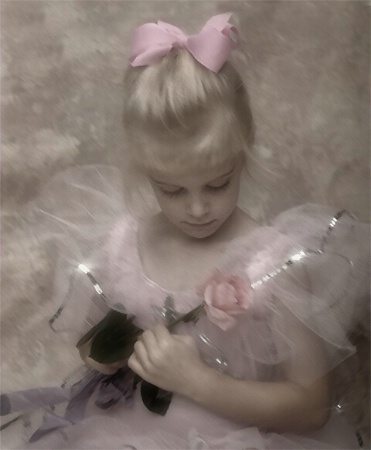Ballerina with Rose