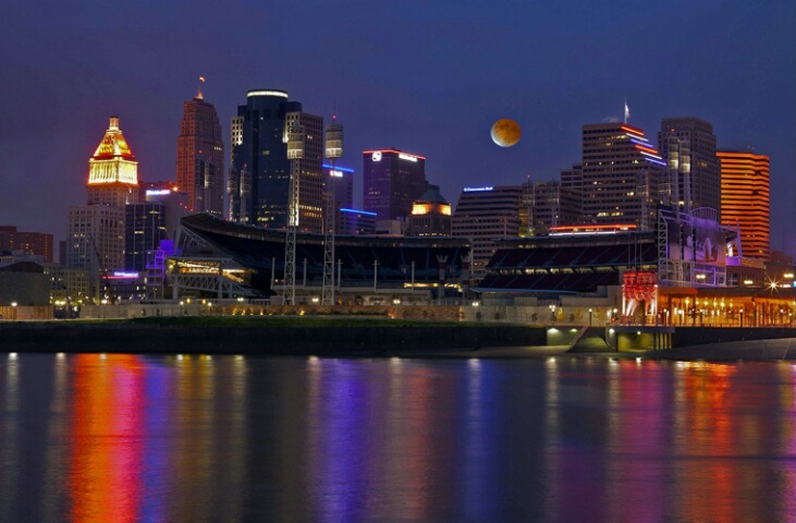 Full Moon Over Cincinnati