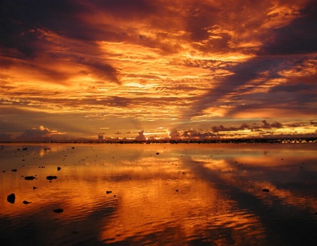 Sunset in Kosrae