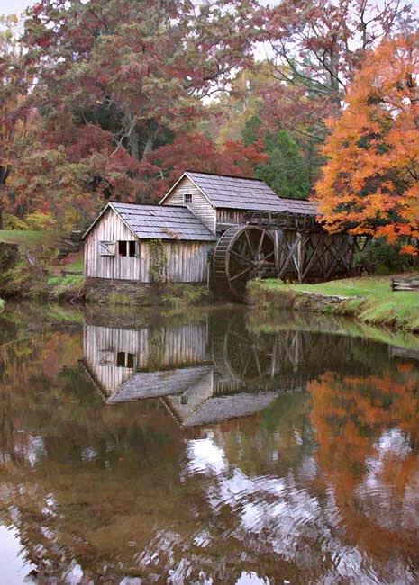 Mabry Mill in the Fall
