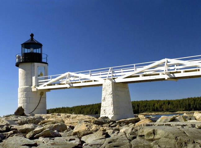 Marshall Point Light/Maine - ID: 628823 © Frederick A. Franzella