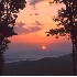 © Bob Peterson PhotoID # 678358: Sunrise thru trees over Blue Ridge