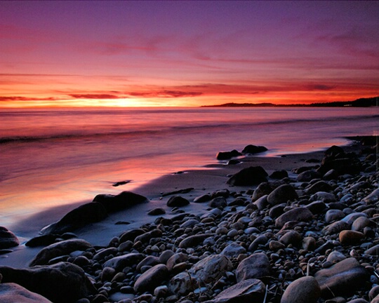 Loon Point Beach Sunset