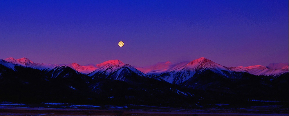 Sangre de Cristo Moonset