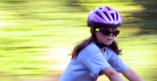 Young biker cropped