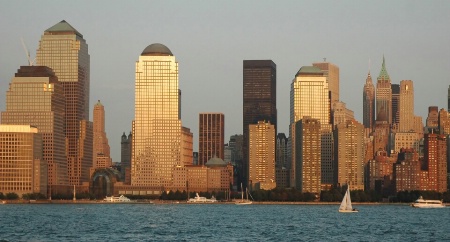 NYC skyline @ sunset