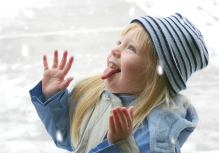 Catching snowflakes