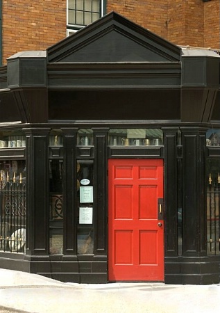 Red Pub Door