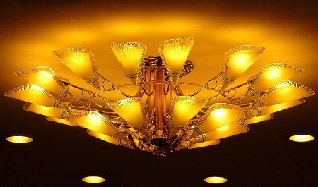 Golden Ceiling Lights