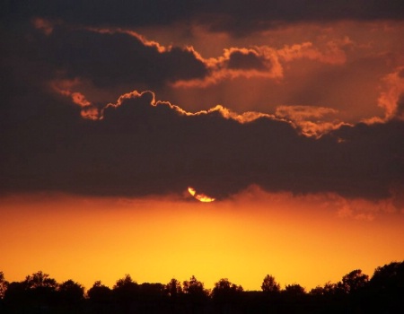 Tonnendijk sunset