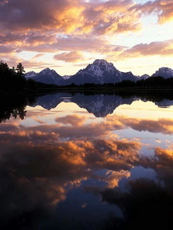 Sunset at Oxbow Bend