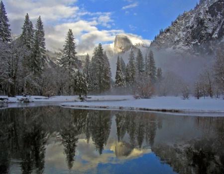 Half Dome Reflections