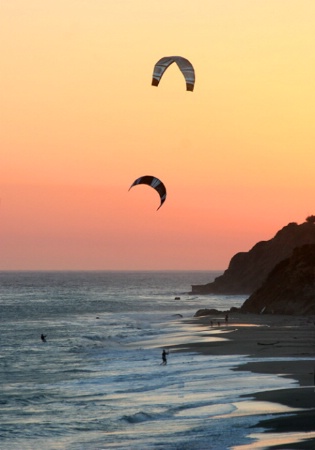 A Day's End at the Beach